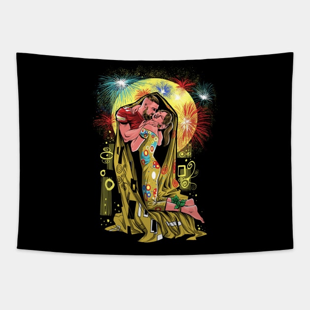 The Bowl Kiss Tapestry by Zascanauta