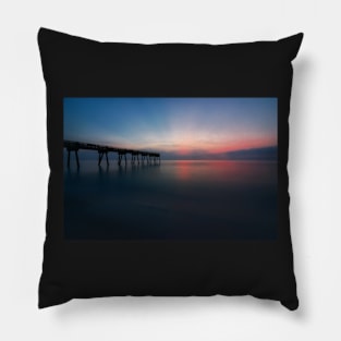 Sunrise at the Pier Pillow