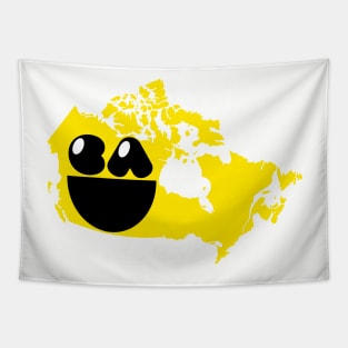 Canada Happy Places and Faces - Canada Smiling Face Tapestry