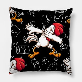 dabbing dab chicken funny Pillow