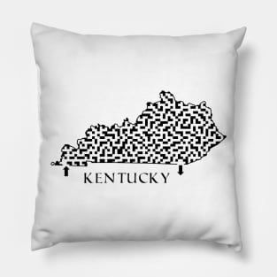 State of Kentucky Maze Pillow