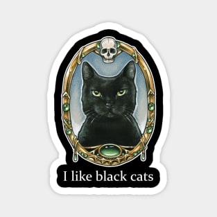 I Like Black Cats Magnet