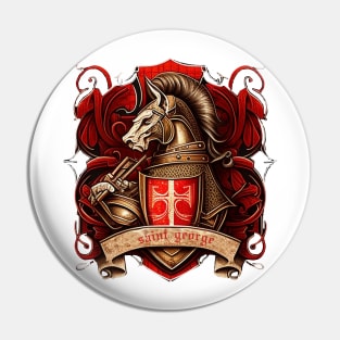 Slaying Dragons: The Saint George Edition T-shirt Pin