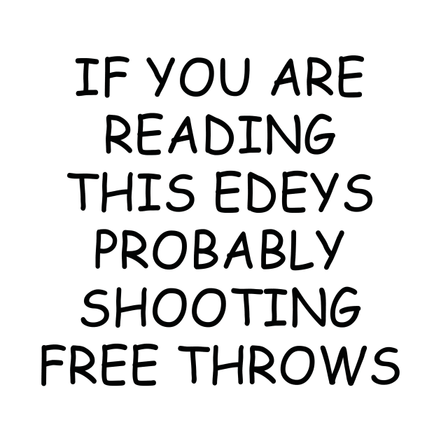 If You're Reading This Edey's Probably Shooting Free Throws by Sunoria