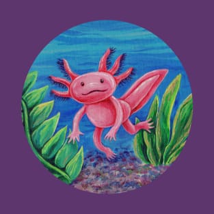 Axolotl Just Vibin' T-Shirt