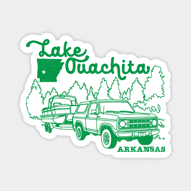 Lake Ouachita Magnet by rt-shirts