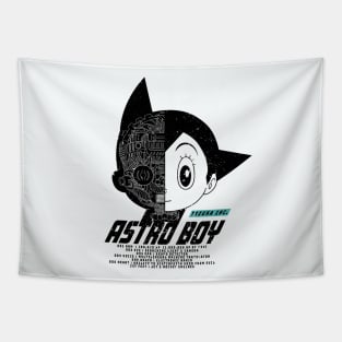 ASTRO BOY - Mighty Atom Vintage DESIGN | Mecha Tech Specs Tapestry