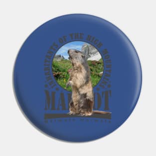 Marmot Alps Inhabitant Mountains Pin