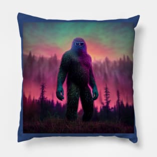 Dope Sasquatch in Nature Pillow