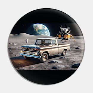 1963 Chevrolet C10 on the Moon Pin