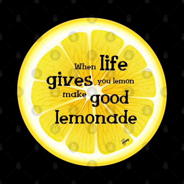 When Life gives Lemon make good Lemonade and Enjoy its taste to the bottom up.See something positive in current situation and use that in your favour. Turn challenges in funny cute moments by Olloway