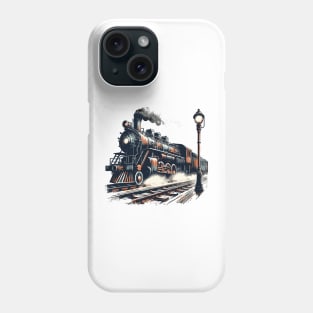 Steam locomotive Phone Case