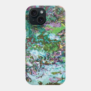 Magic Garden Flow - Colorful Paint Pour/ Fluid Art - Unique and Vibrant Abstract Acrylic Paintings for Art Prints, Canvas Prints, Wall Art, Mugs, Leggings, Phone Cases, Tapestries and More Phone Case