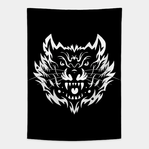 Black Panther Tapestry by Krobilad