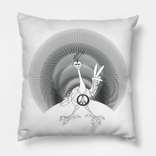 Peace-Cock Pillow