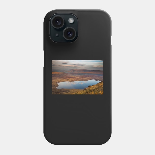 Pen y Fan, Corn Du and Llyn y Fan Fawr, Brecon Beacons National Park, Wales Phone Case by dasantillo