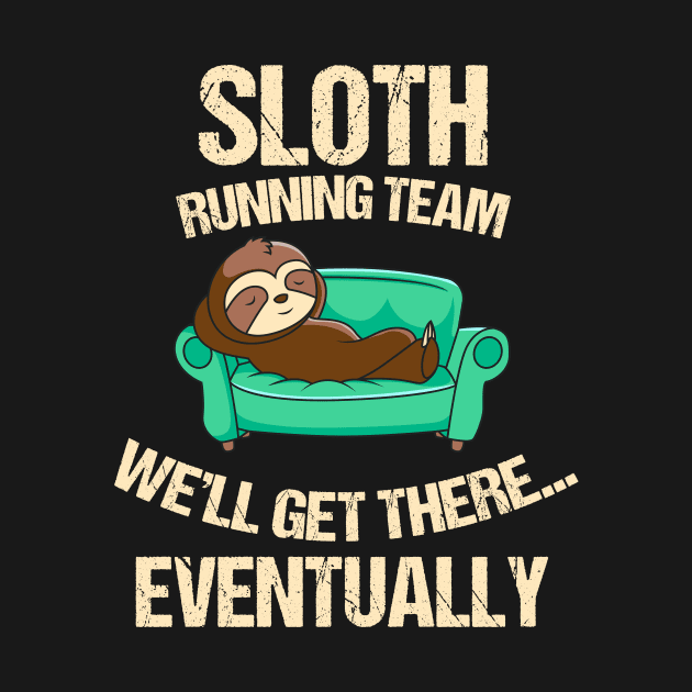 Sloth running team by kaliyuga