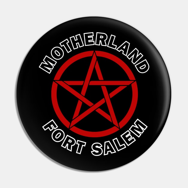 Motherland Fort Salem - Outline Font Pin by viking_elf