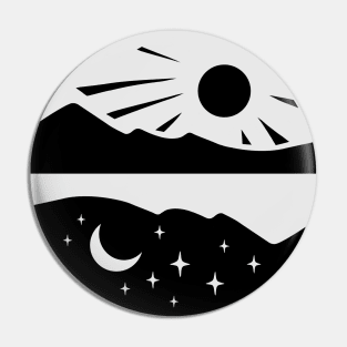 Sun and Moon Pin