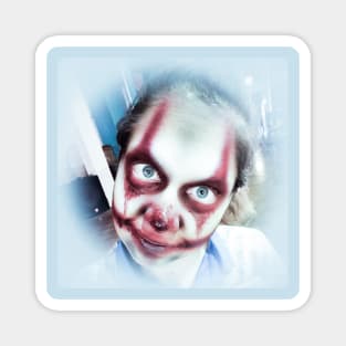 Zombie Clown Stare Magnet