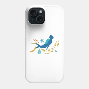 When You Go Through Deep Waters I Will Be With You, Vacation Bible School, Sunday School Teacher, Scuba Diving (2 Sided) Phone Case