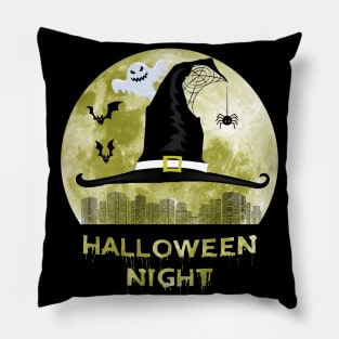 Witch Hat for Halloween Night II Pillow