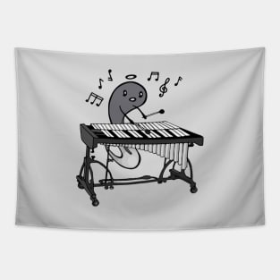 The Angelic Vibraphone Player Mallet Percussionist - A Cute and Charming Musical Journey Tapestry