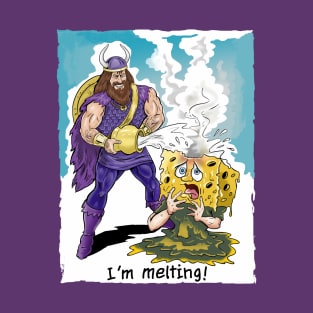 Minnesota Vikings Fans - Kings of the North vs Cheese Melts T-Shirt