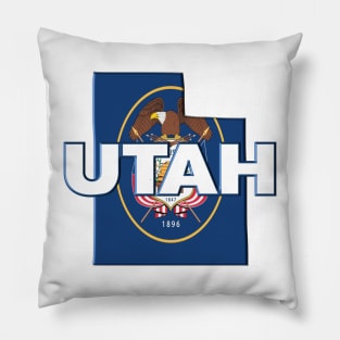 Utah Colored State Pillow