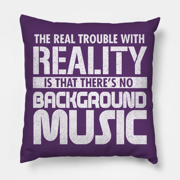 The Problem With Reality Pillow by kimmieshops