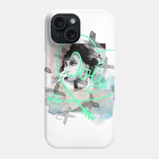 Women french collage Phone Case