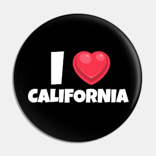 I love California Pin