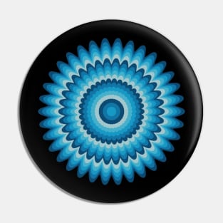 Concentric Flowers Pin