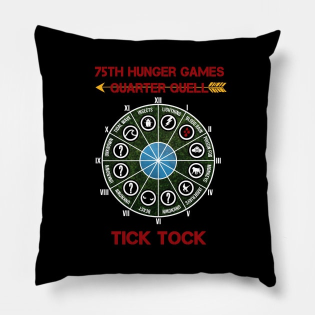 Tick Tock Pillow by nicedrak