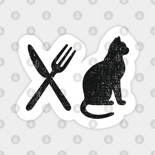 Eat Pussy Cat NSFW Naughty Adult Humor Magnet by Anticorporati