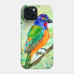 Colorful Bunting Bird Phone Case