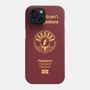 Madagascar passport Phone Case