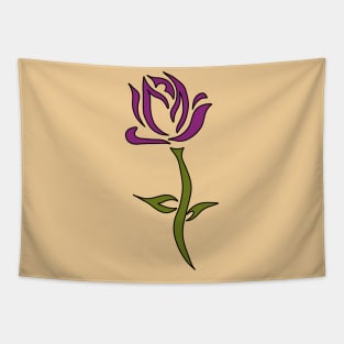 Minimalist flower Tapestry