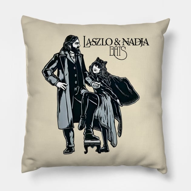 Laszlo & Nadja Pillow by RezaJogging