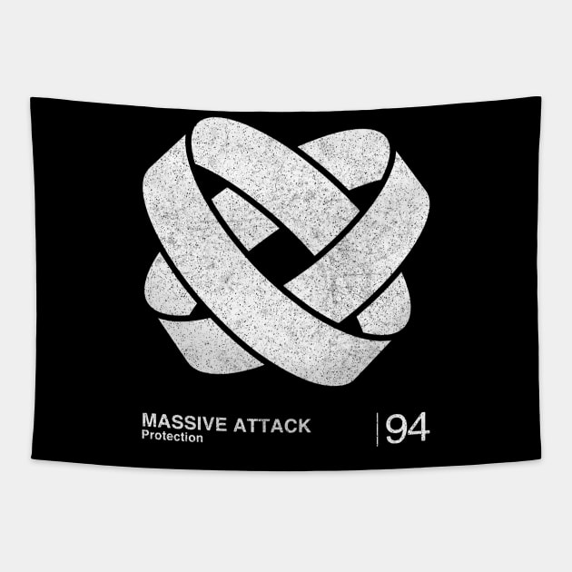 Protection / Minimalist Graphic Artwork Design Tapestry by saudade