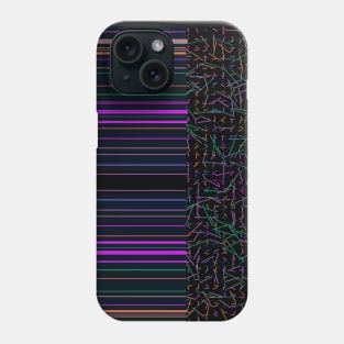 Mikado - Purple Black Phone Case