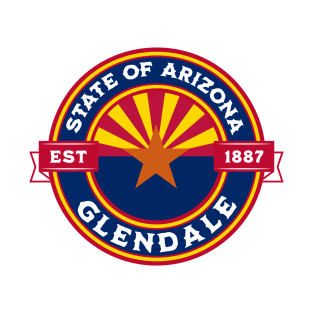 Glendale Arizona State Flag Design T-Shirt