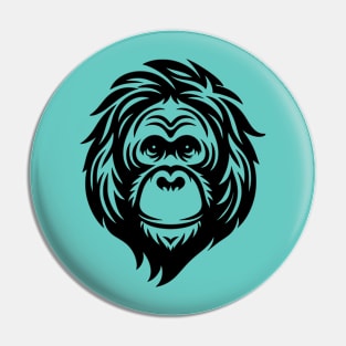 Orangutan Face Pin