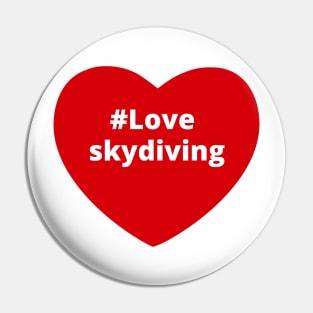 Love Skydiving - Hashtag Heart Pin