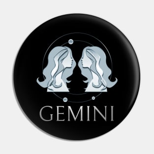 Gemini Zodiac Sign Pin