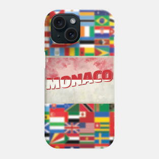 Monaco Vintage style retro souvenir Phone Case