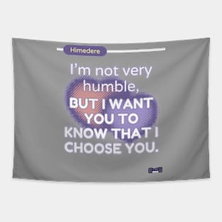 Himedere love phrase design Tapestry