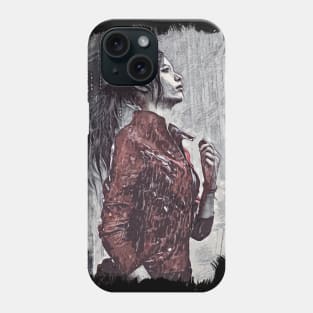 CLAIRE / Searching for her brother / Fan Art Abstract Portrait Phone Case