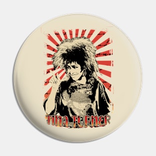 Tina Turner 80s Retro Vintage Aesthetic Pin