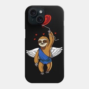 Sloth Love Heart Balloon Phone Case